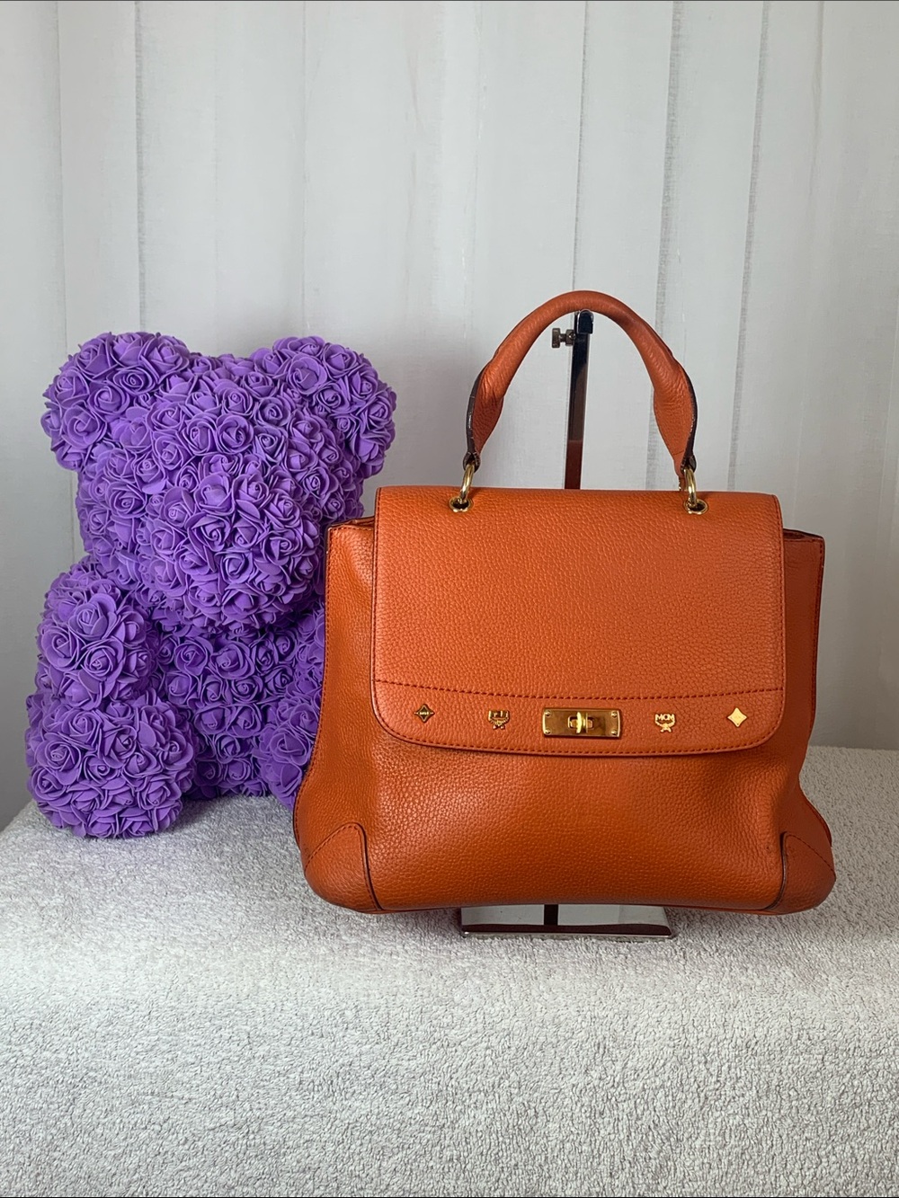 GUC MCM Milla Orange Satchel